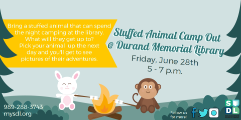 Image of Stuffed Animal Campout at the Library