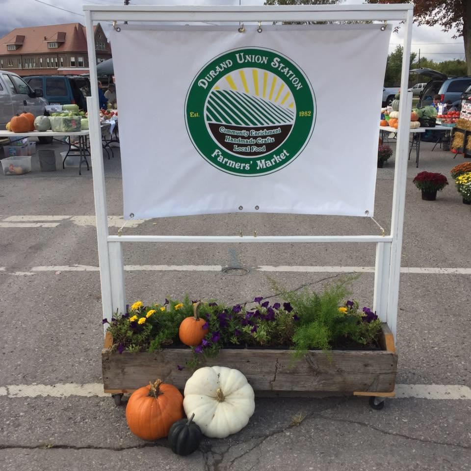 Durand Farmer's Market sign