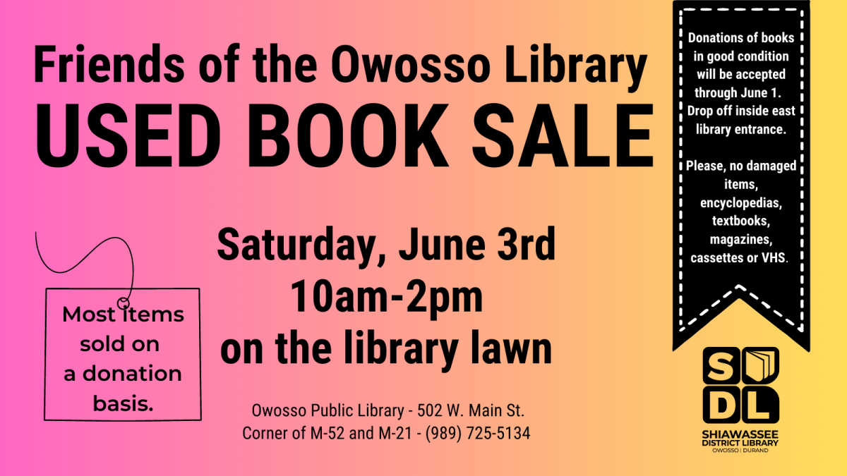 book sale flyer